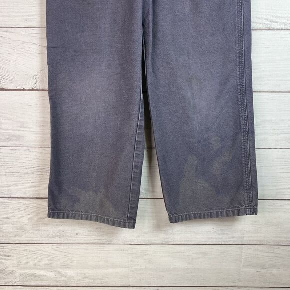 Patagonia Boys Gray Cotton Y2K Wide Leg Pants Size 8 - Picture 5 of 13